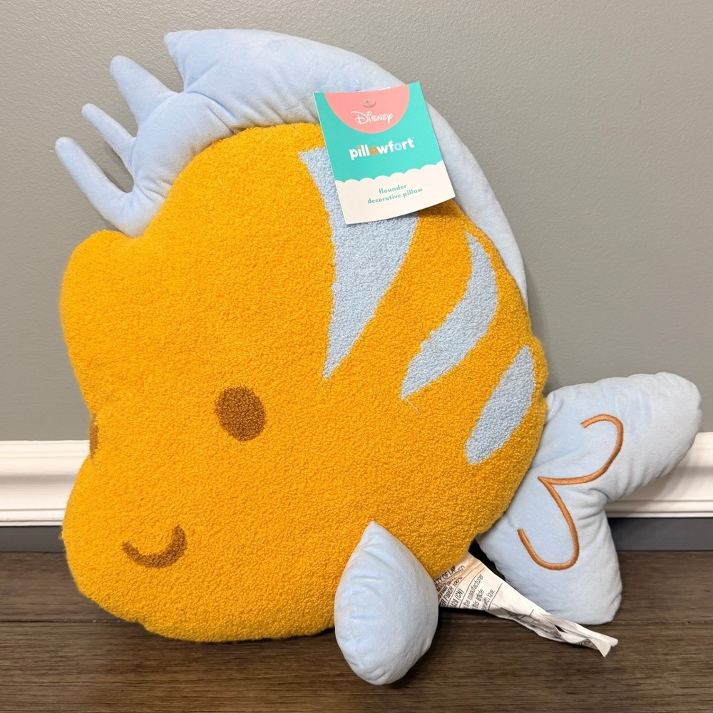 Target‎ Pillowfort Disney The Little Mermaid's Flounder Decorative Pillow